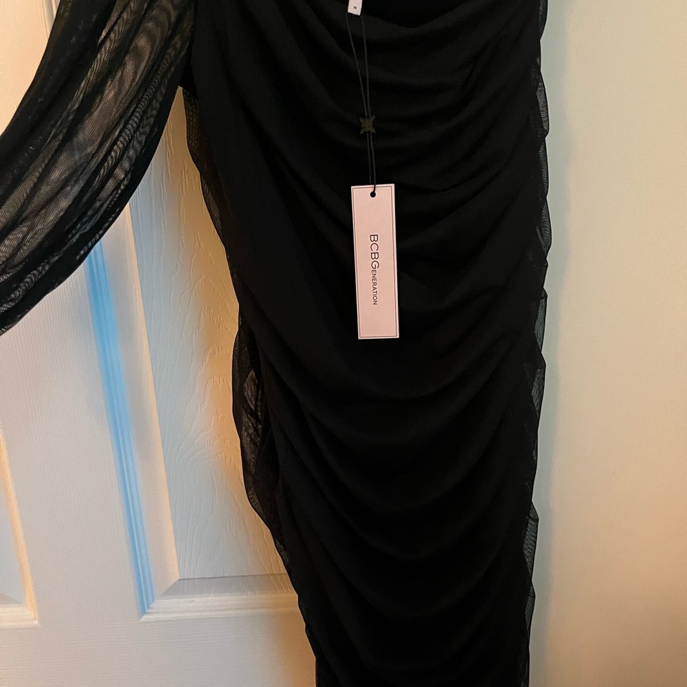 Black cocktail dress